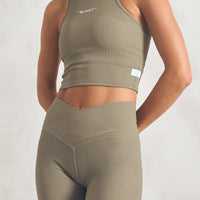 Stile Di Vita Rib Short - Sage