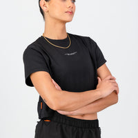 Women's Peak Active Tee - Black