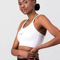 Essential Strong Bra - White