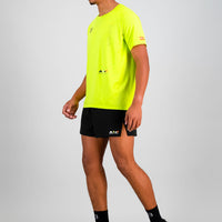 Summit Men's Run Tee - Lime