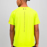 Summit Men's Run Tee - Lime