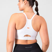 Essential Strong Bra - White