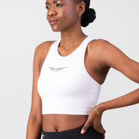 Essential Energy Bra - White