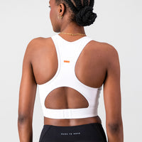 Essential Energy Bra - White