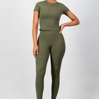 Dynamic Legging - Olive