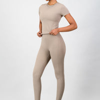 Olivia Fitted Tee - Cashew