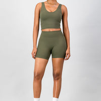 Aria Supportive Tank - Olive
