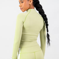 Tempo 1/4 Zip - Aloe