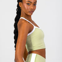 Burnt x You Supportive Tank - Aloe