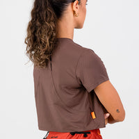 Women's Peak Active Tee - Clay