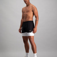 Energy 2-in-1 Short - Black & White