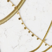 Tiny Charm Necklace - Round