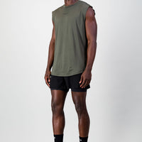 Muscle Tank - Forest Green
