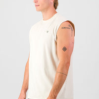 Lightweight Cotton Tank - Cream