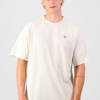 Lightweight Cotton Tee - Cream