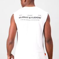 Fundamental Muscle Tank - White