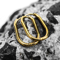 Thin Oval Hoops