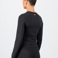 Essential Olivia Fitted Long Sleeve - Black
