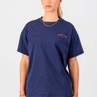 Academy Oversized Tee - Navy