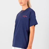 Academy Oversized Tee - Navy