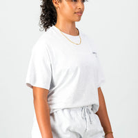 Academy Oversized Tee - Grey Melange