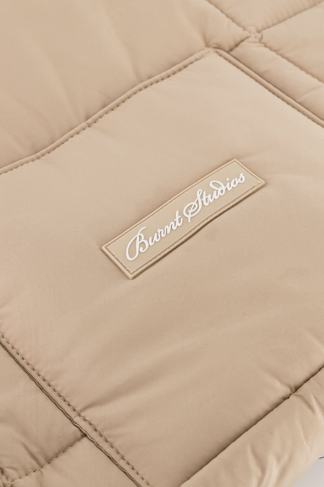 Quilted Tote Bag - Cashew