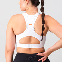 Essential Energy Bra - White
