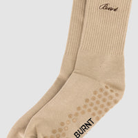 Studio Grip Sock - Cashew