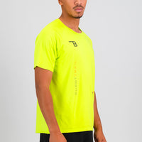 Summit Men's Run Tee - Lime
