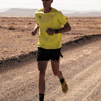 Summit Men's Run Tee - Lime