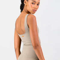 Aria Supportive Tank - Cashew