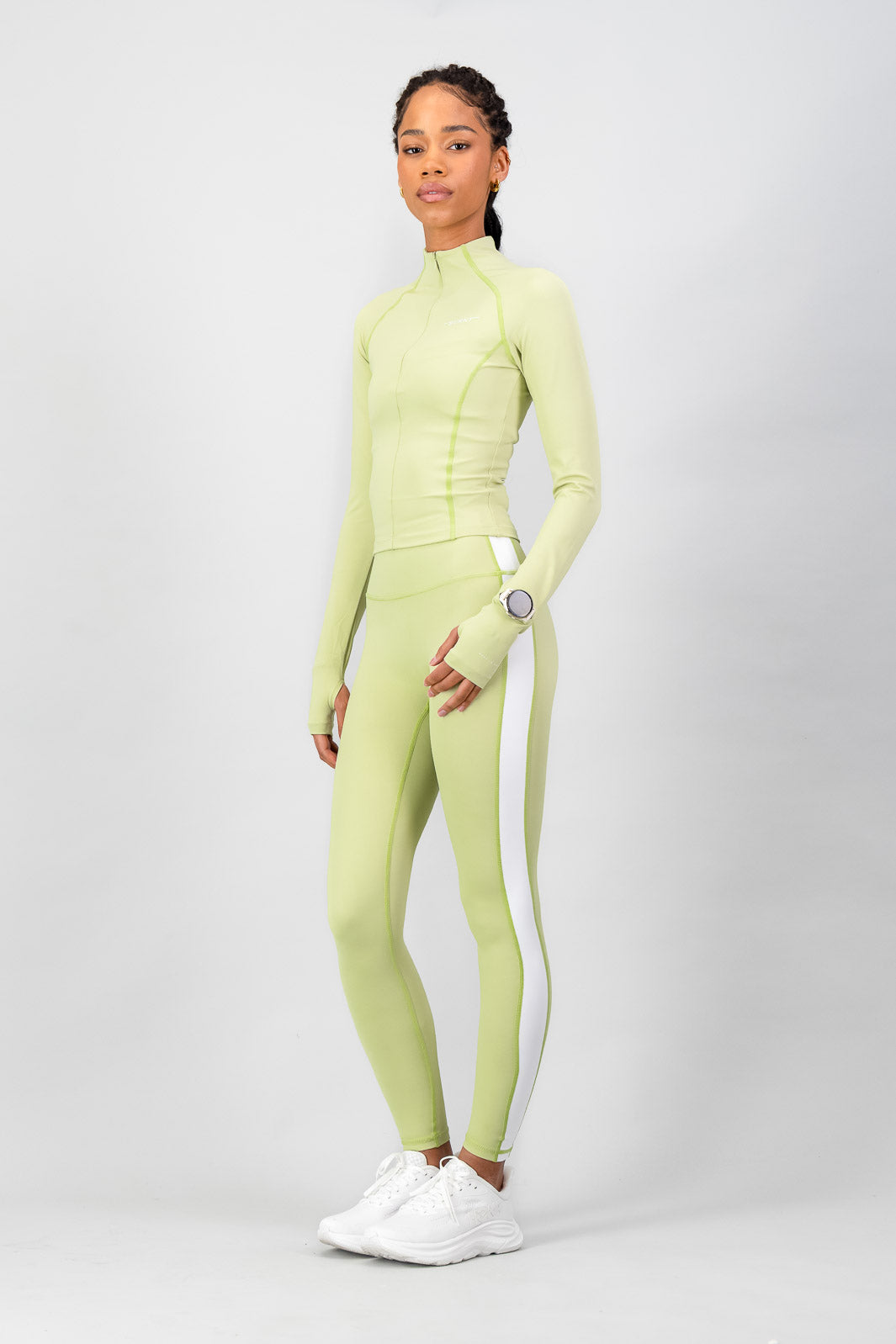 Tempo 1/4 Zip - Aloe