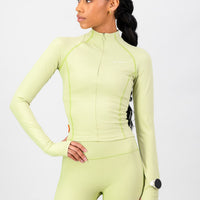 Tempo 1/4 Zip - Aloe