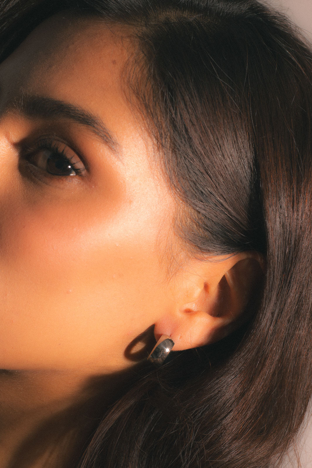 Huggies Earrings - Silver