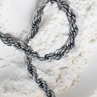Rope Chain Necklace - Silver