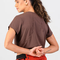 Women's Peak Active Tee - Clay