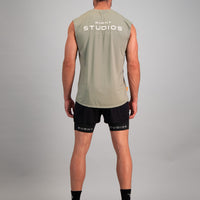 LA Muscle Tank - Sage