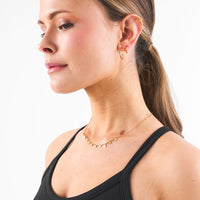 Tiny Charm Necklace - Round