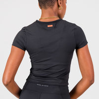 Essential Olivia Fitted Tee - Black