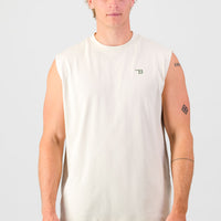 Lightweight Cotton Tank - Cream
