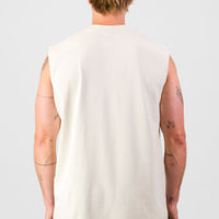 Lightweight Cotton Tank - Cream