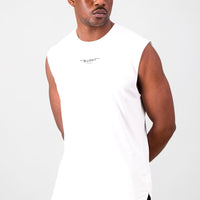 Fundamental Muscle Tank - White