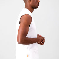 Fundamental Muscle Tank - White