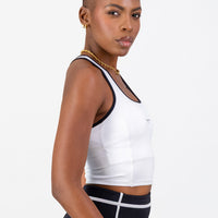 Lisbon Supportive Tank - White